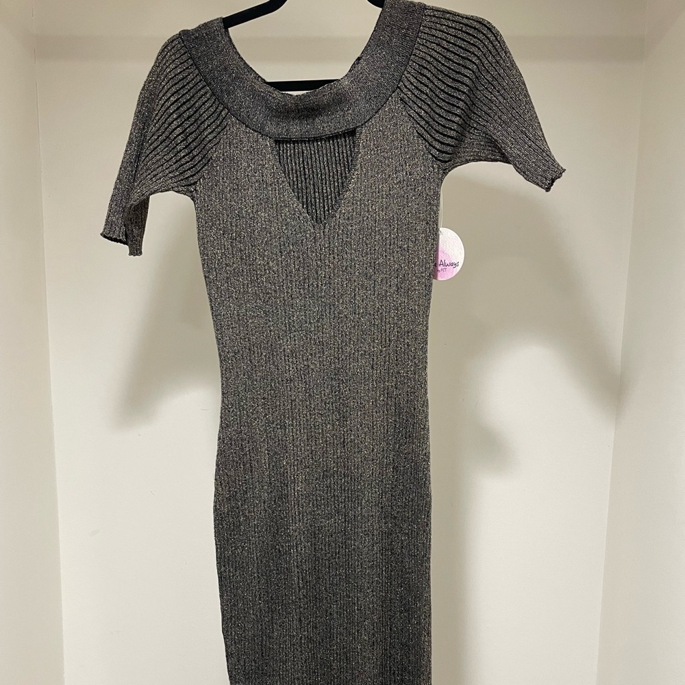 Black and Gold Dress